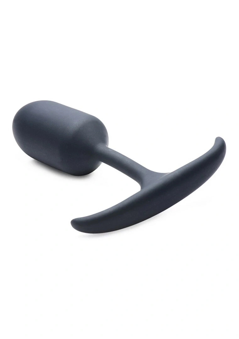 XR Brands Heavy Hitter Comfort Plug średni, korek analny silikonowy z obciążnikiem