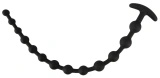 Black Velvets kulki analne silikonowe, 13 kul, 50 cm, czarne