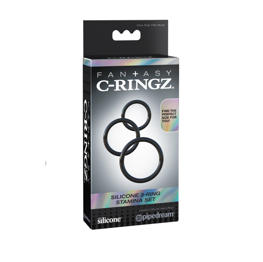 Zestaw Pierścieni Fantasy C-Ringz Silicone 3-Ring Stamina Set Pipedream