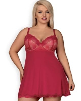 Rosalyne babydoll i stringi czerwone - przełamanie barier Obsessive