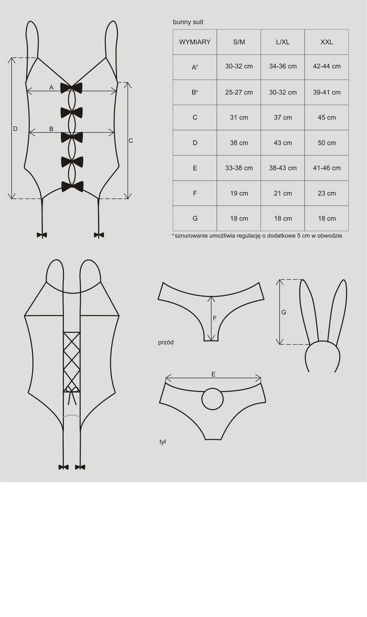 Bunny Suit Kostium Obsessive