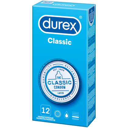 Prezerwatywy Lateksowe Classic 12 Szt. Durex