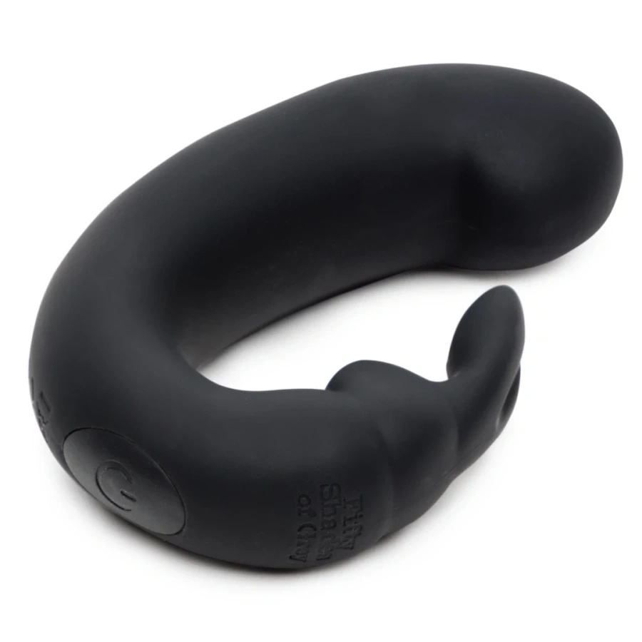 Fifty Shades of Grey Sensation G-Spot Rabbit – wibrator króliczek silikonowy, USB, czarny