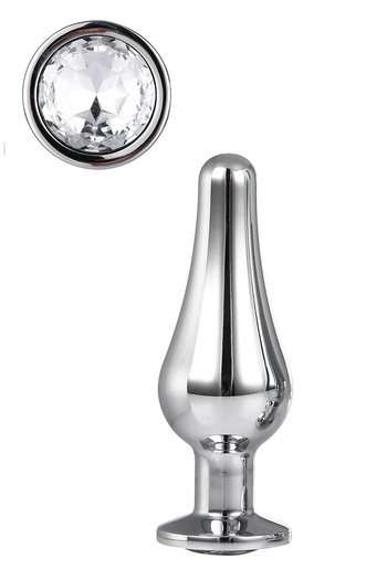 Korek Analny Gleaming Love Silver Pleasure Plug Dreamtoys