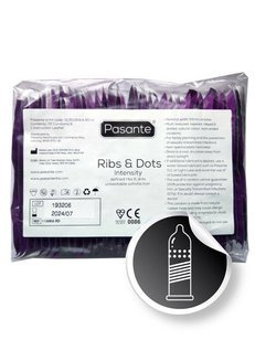Ribs & Dots / Intensity - wypustki i prążki WIELOPAK 72 SZTUKI