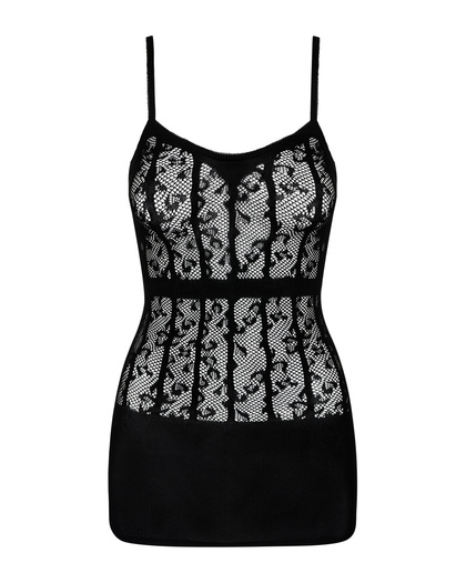 D605 Sukienka Czarna S/M/L Obsessive