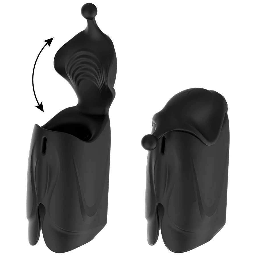Jamyjob masturbator wibracyjny, silikon, 9 trybów, USB, wodoodporny