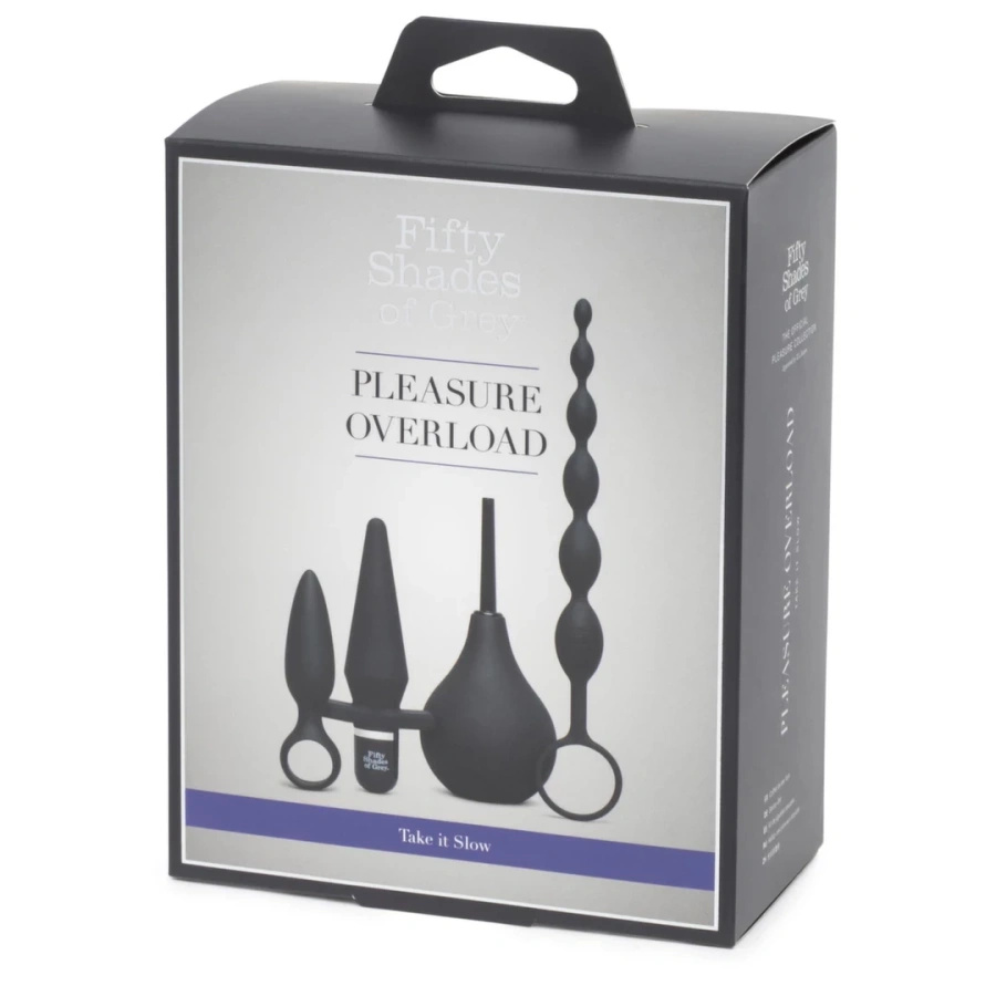 Fifty Shades of Grey Pleasure Overload Starter Kit – zestaw 4-elementowy, czarny