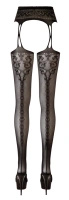 Cottelli Legwear rajstopy z pasem do pończoch siateczkowe L/XL