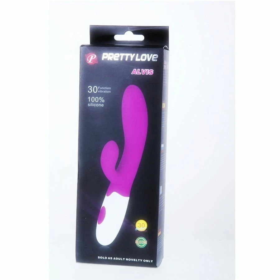 Pretty Love Alvis – wibrator liliowy z podwójnym silnikiem i stymulatorem