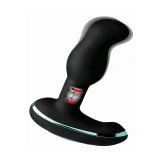 XR Brands Master Series masażer prostaty z rotacyjnymi kulkami, silikonowy, czarny
