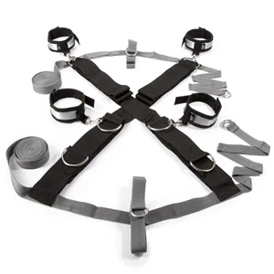 Fifty Shades of Grey Over the Bed Cross – zestaw wiązań łóżkowych regulowanych
