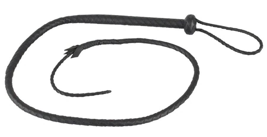 Zado Wild Thing pejcz skórzany czarny 132 cm, naturalna skóra nappa