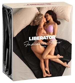Liberator Fascinator Throw narzuta ochronna czarna z mikrofibry, 183 x 137 cm