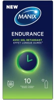 Manix Endurance 10 szt. prezerwatywy z systemem opóźniającym 53 mm