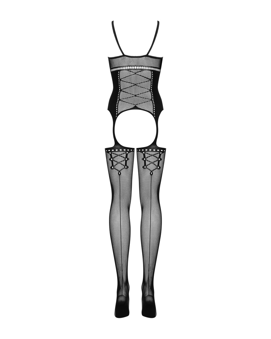 Bodystocking G314 Czarny S/M/L Obsessive