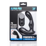 XR Brands 7x P-Stroke masażer prostaty z pilotem, 7 trybów, silikon