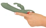 You2Toys Slim Rabbit Olive – wibrator króliczek z dwoma silnikami, silikonowy