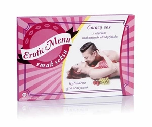 Grajmy Razem Erotic Menu gra planszowa kulinarna dla par 31 x 22 cm