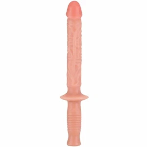 GET REAL Manhandler 38 cm – realistyczne dildo z uchwytem, cieliste